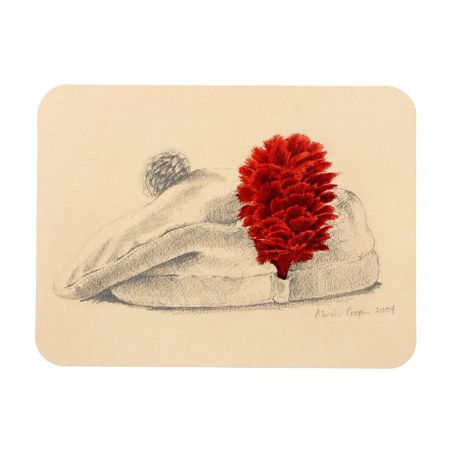 Magnet Flexible Un Black Watch Red hackle 2004 (Horizontal)