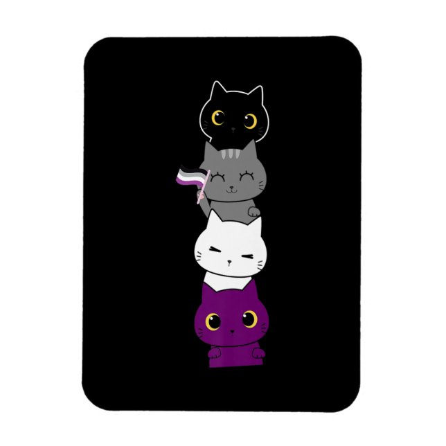 Magnet Flexible Un peu d'amour du cadeau de chat | Cadeaux pour an (Vertical)