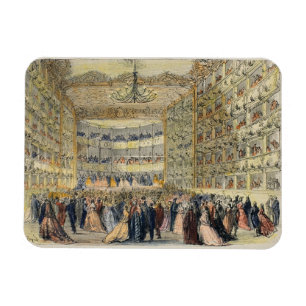 Magnet Flexible Une boule masquée au théâtre de Fenice, Venise,