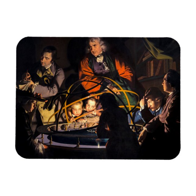 Magnet Flexible Une conférence de philosophe sur le système solair (Horizontal)