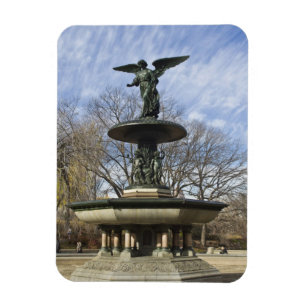 Magnet Flexible Une fontaine Bethesda hivernale sèche dans Central