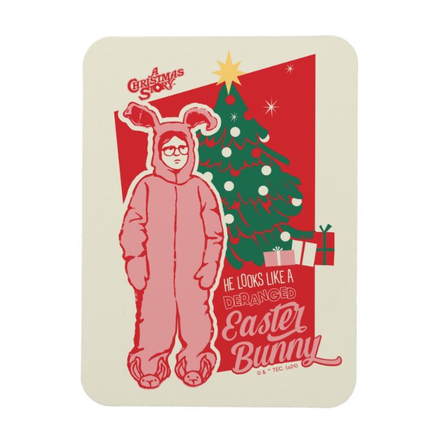 Magnet Flexible Une histoire de Noël | Lapin De Pâques Dérangé (Vertical)
