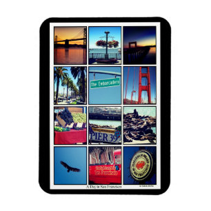 Magnet Flexible Une journée à San Francisco