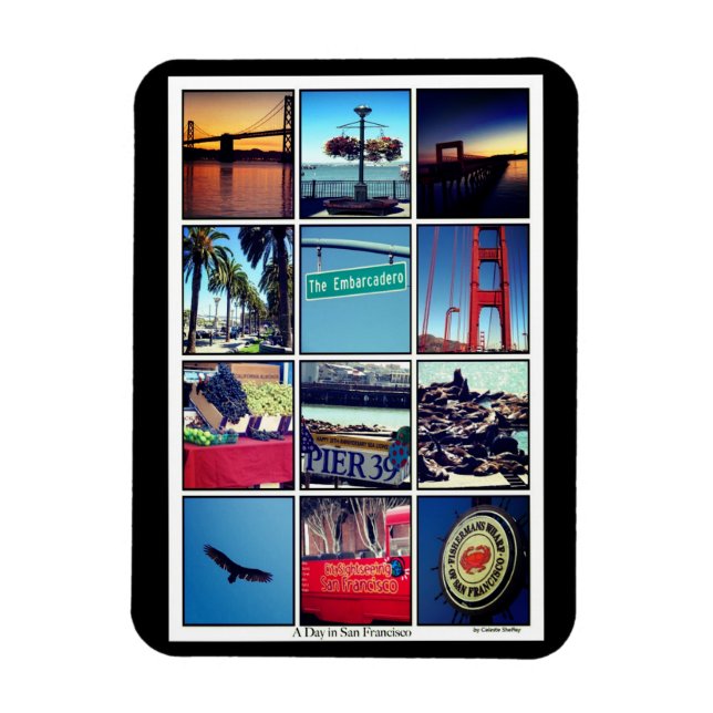 Magnet Flexible Une journée à San Francisco (Vertical)