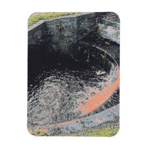 Magnet Flexible Une piscine orange à Welshpool