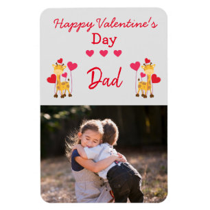 Magnet Flexible Une Saint-Valentin pour papa Photo