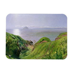 Magnet Flexible Une vue d'Ailsa Craig et l'île d'Arran, 1860