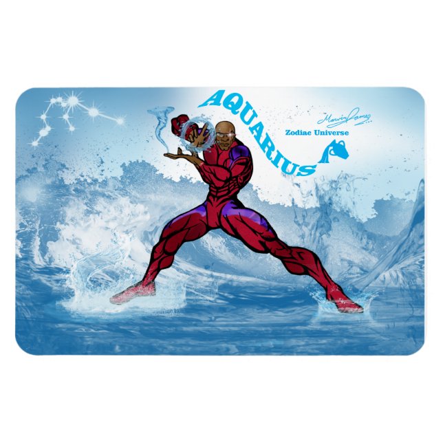 Magnet Flexible Univers zodiaque - Aimant aquatique (Horizontal)