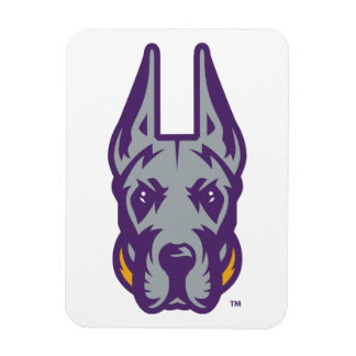 Magnet Flexible Université d'Albany Chef de la mascotte Great Dane