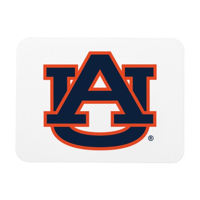 Magnet Flexible Université d'Auburn | Auburn UA Logo (Horizontal)
