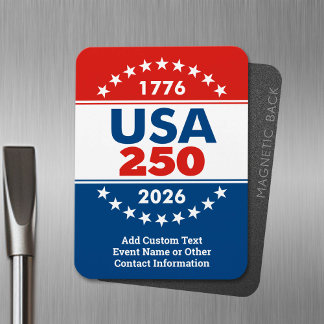 Magnet Flexible USA 250 - American's Birthday Classic - 1776-2026
