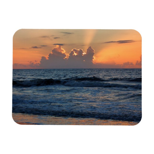 Magnet Flexible USA, Géorgie, Tybee Island, Tybee Island Beach (Horizontal)