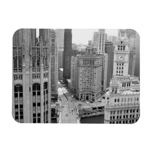 Magnet Flexible USA, IL, Chicago, Loop de Hotel (Horizontal)