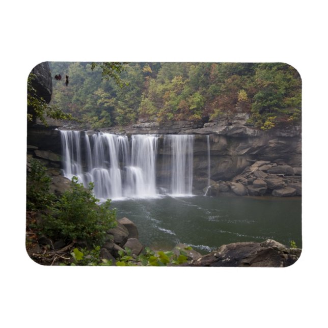 Magnet Flexible USA - Kentucky. Les chutes Cumberland sur (Horizontal)