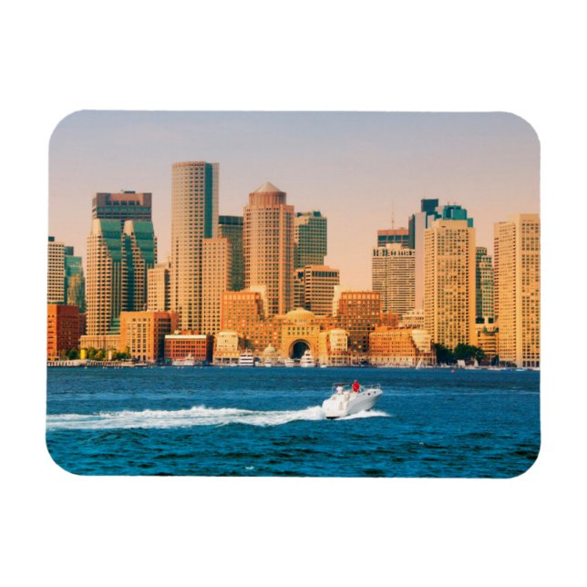 Magnet Flexible USA, Massachusetts. Panorama sur le front de mer d (Horizontal)