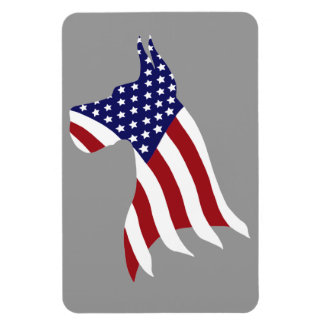 Magnet Flexible USA Pride Great Dane