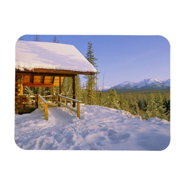 Magnet Flexible USFS Schnauss Location Cabine en Hiver ovelooookin (Horizontal)