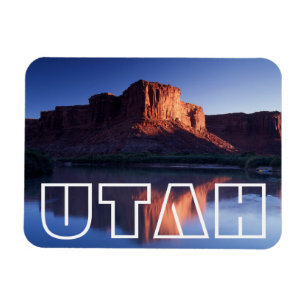 Magnet Flexible Utah, mésa reflétant le Colorado River 2