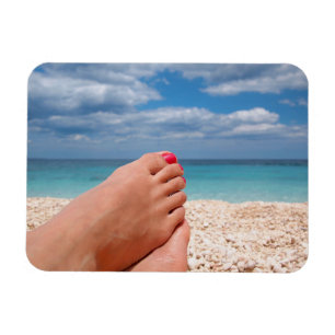 Magnet Flexible Vacances d'été magnétique photo rectangulaire