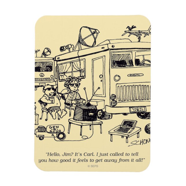 Magnet Flexible Vacances en famille (Vertical)