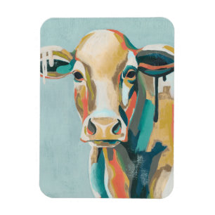 Magnet Flexible Vache colorée