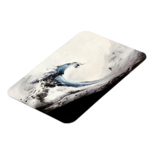 Magnet Flexible Vague bleue encrée