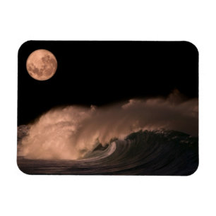 Magnet Flexible Vagues de tempête du Pacifique   Côte Nord d'Oahu,
