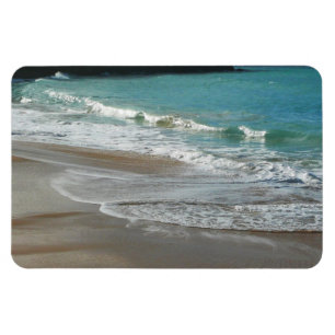 Magnet Flexible Vagues sur la plage bleu turquoise Océan