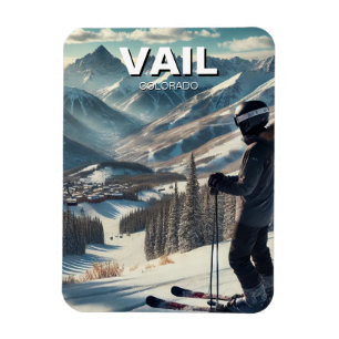 Magnet Flexible Vail Colorado Ski Snowboard