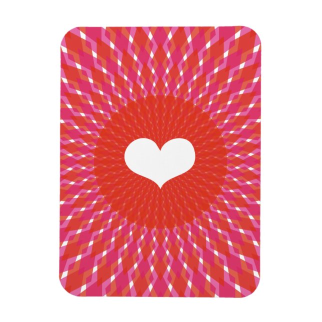 Magnet Flexible Valentine Heart Pop (Vertical)
