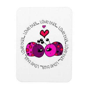Magnet Flexible Valentine Love Bug