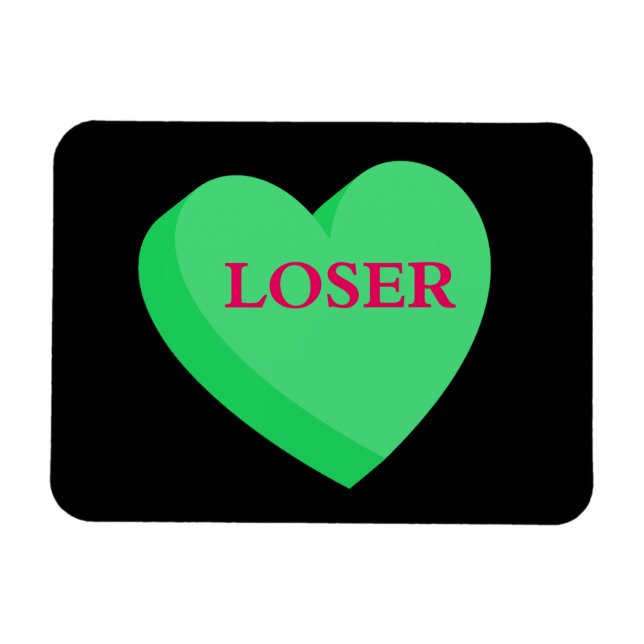 Magnet Flexible Valentines Les cartes et GIfts sont pour les perda (Horizontal)