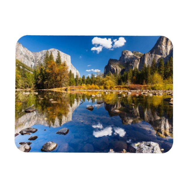Magnet Flexible Vallée de Yosemite à l'automne (Horizontal)