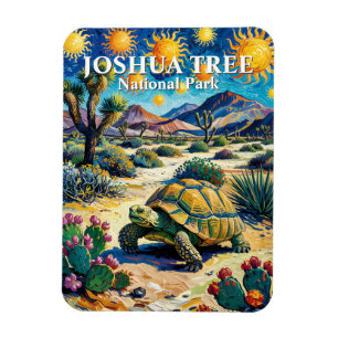 Magnet Flexible Van Gogh Joshua Tree Faune Tortue Coloré