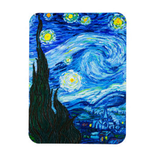 Magnet Flexible Van Gogh Starry Night