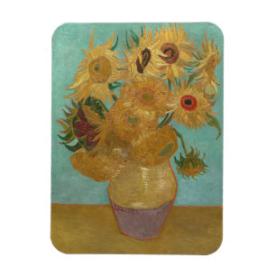 Magnet Flexible Van Gogh - Sunflowers, 3ème version, répétition