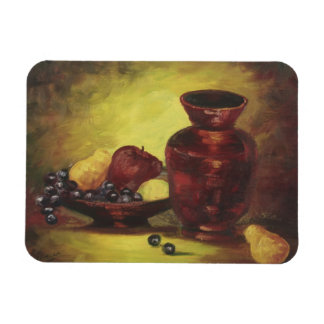 Magnet Flexible Vase rouge avec aimant aux fruits