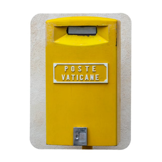 Magnet Flexible Vatican City boîte postale vue réfrigérateur aiman (Vertical)