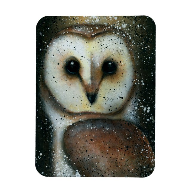 Magnet Flexible Vaughn Belak Owl aimant (Vertical)