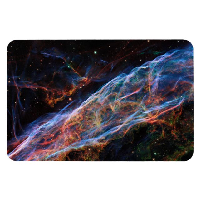 Magnet Flexible Veil Nebula Supernova Reste Télescope Hubble (Horizontal)