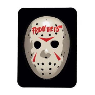 Magnet Flexible Vendredi 13   Graphique de masque de hockey