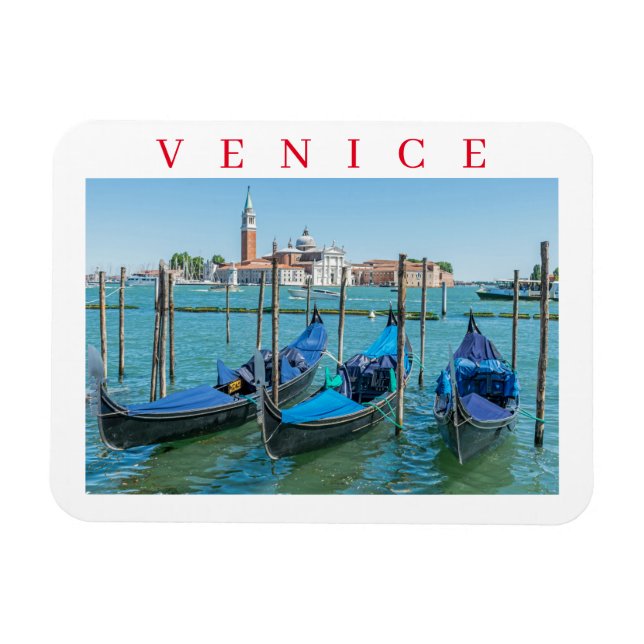 Magnet Flexible Venice San Giorgio Maggiore vue aimant frigo (Horizontal)