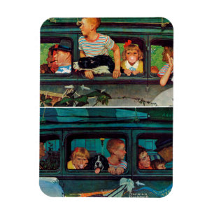 Magnet Flexible Venir et partir par Norman Rockwell