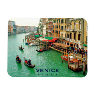 Magnet Flexible Venise, Italie - gondoliers sur le canal grand