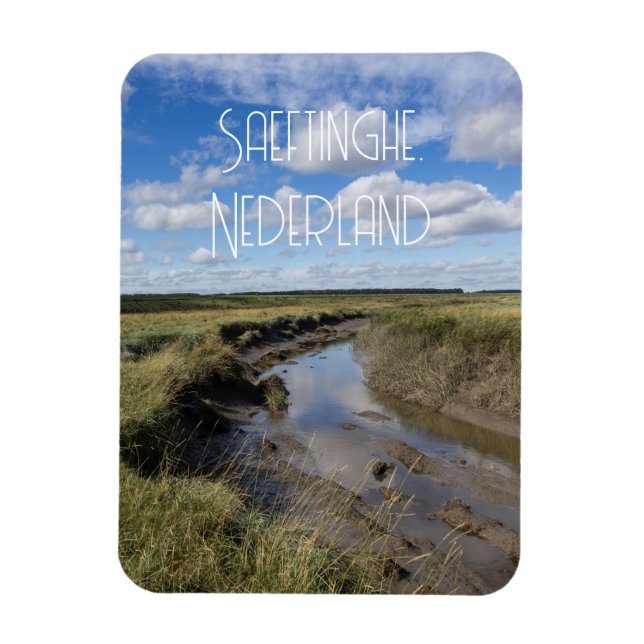 Magnet Flexible Verdronken Land van Saeftinghe, Pays-Bas (Vertical)
