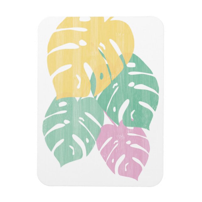 Magnet Flexible Verdure tropicale - Monstera Feuilles (Vertical)