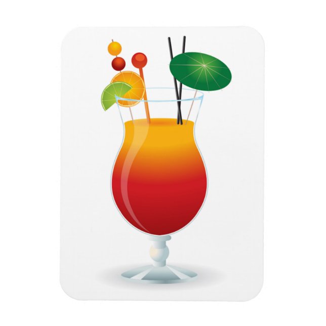 MAGNET FLEXIBLE VERRE DE COCKTAIL (Vertical)
