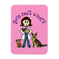 Vétérinaire féminine légère