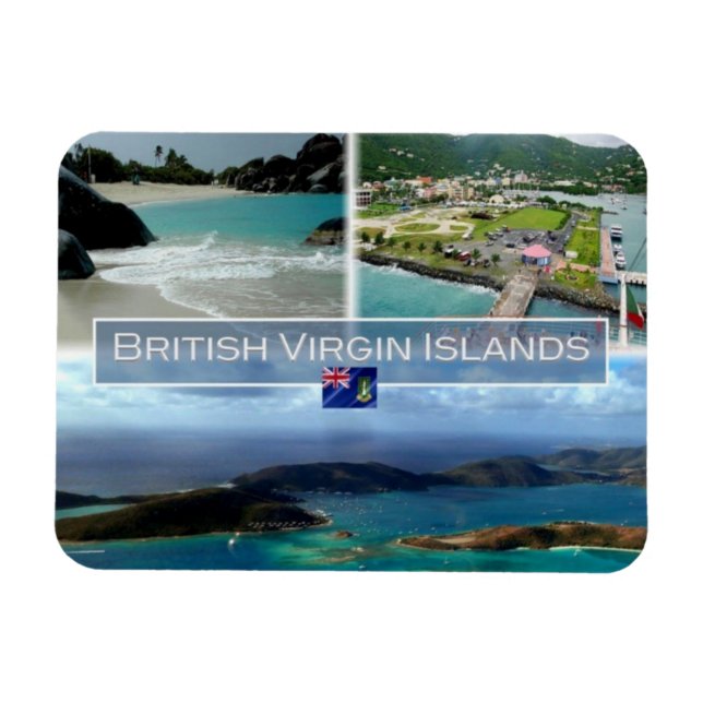 Magnet Flexible VG Îles Vierges britanniques - (Horizontal)