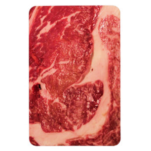 Magnet Flexible Viande Rouge Crue de Qualité Supérieure   Photo Ma